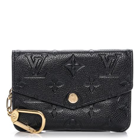 lv key pouch noir|lv key pouch empreinte.